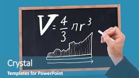  Presentation with math graph - Colorful presentation design enhanced with graph theory - digital composite of hand writing backdrop and a teal colored foreground