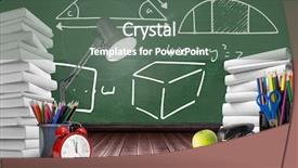  Presentation with theory - Cool new PPT layouts with graph theory - digital composite of lamp backdrop and a gray colored foreground