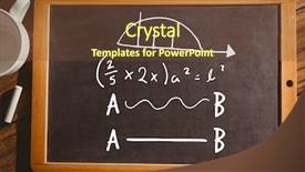  Presentation with math graph - Presentation featuring graph theory - digital composite of math equations background and a tawny brown colored foreground