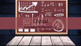  Presentation with math graph - Amazing presentation theme having graph theory - digital composite of math equations backdrop and a violet colored foreground