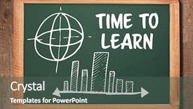  Presentation with theory - Beautiful slides featuring graph theory - digital composite of time backdrop and a ocean colored foreground