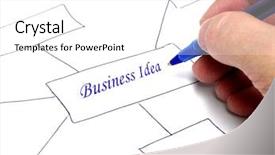  Presentation with hand drawn brush stroke design - Presentation consisting of graph theory - hand holding pen drawing background and a white colored foreground