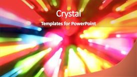  Presentation with abstract - Audience pleasing presentation design consisting of graphic design special effects - abstract colorful background backdrop and a crimson colored foreground