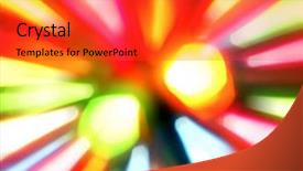  Presentation with music colorful for kids - PPT theme having graphic design special effects - blurry colorful background background and a red colored foreground