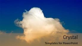  Presentation with heart shaped book page - Cool new presentation theme with graphic design special effects - heart shaped cloud backdrop and a  colored foreground
