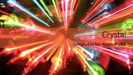  Presentation with blur - Colorful PPT layouts enhanced with graphic design special effects - multiple lights blur background backdrop and a red colored foreground