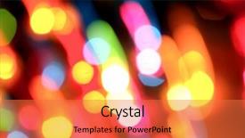  Presentation with lights - Slides enhanced with graphic design special effects - multiple lights blurry background background and a red colored foreground