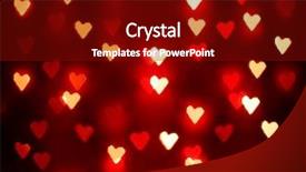  Presentation with announcements - Audience pleasing theme consisting of graphic design special effects - nice background with defocused lights backdrop and a crimson colored foreground