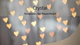  Presentation with announcements - Theme consisting of graphic design special effects - nice background with defocused lights background and a  colored foreground