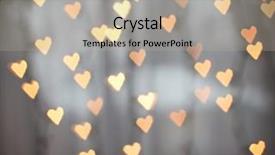  Presentation with announcements - Slide deck consisting of graphic design special effects - nice background with defocused lights background and a  colored foreground