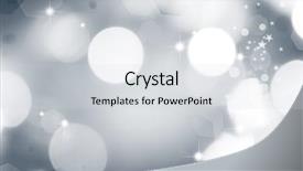  Presentation with stars - Presentation design enhanced with graphic design special effects - stars on abstract grey background and a light gray colored foreground