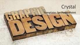  Presentation with wood type design - Amazing presentation design having graphic design text in vintage letterpress wood type on a ceramic tile background backdrop and a lemonade colored foreground