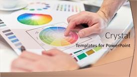  Presentation with points - Amazing theme having graphic-designer-points backdrop and a coral colored foreground