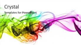  Presentation with element chemistry - Presentation design with graphic element or template background and a white colored foreground