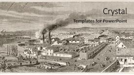  Presentation with paris france - Colorful theme enhanced with graphic funnel - montchanin old view france created backdrop and a light gray colored foreground