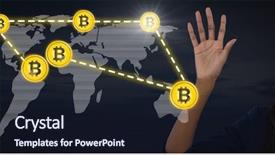  Presentation with world map - Colorful slides enhanced with graphic icon on world map backdrop and a wine colored foreground