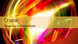  Presentation with 3d illustration abstract concept - Theme consisting of graphic illustration abstract drawing background and a yellow colored foreground