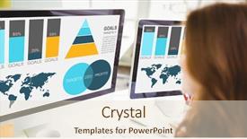  Presentation with graphic - Beautiful PPT theme featuring graphic image of business presentation backdrop and a  colored foreground