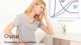  Presentation with graphic - Beautiful PPT layouts featuring graphic of changes in hormone backdrop and a lemonade colored foreground