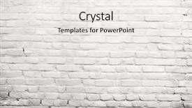  Presentation with stacked stone wall - Slides enhanced with graphic road red - wall made of bricks background and a sky blue colored foreground