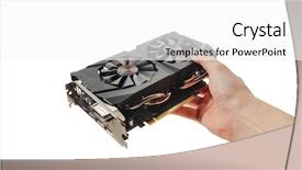  Presentation with aces high card game - Presentation design having graphic video card background and a white colored foreground