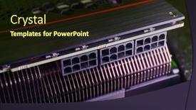  Presentation with connector - Theme having graphics-card-power-supply-connector background and a wine colored foreground