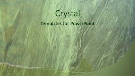  Presentation with polluted - PPT theme featuring cyanobacteria - algae polluted water - abstract background and a mint green colored foreground