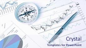  Presentation with workplace tension - Cool new presentation theme with graphs and charts workplace businessman backdrop and a  colored foreground