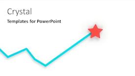 Presentation with financial market - Theme featuring graphs-of-financial-indicator background and a white colored foreground