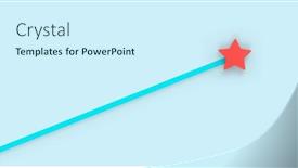 Presentation with financial market - Presentation having graphs-of-financial-indicator background and a cool aqua colored foreground