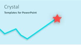  Presentation with financial market - PPT layouts enhanced with graphs-of-financial-indicator and a  colored foreground