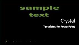  Presentation with black gold border vignette - PPT layouts enhanced with grass border isolated on black background and a black colored foreground