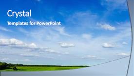  Presentation with lanscape - Slide set consisting of red squirrels standing with horses in sun light background and a coral colored foreground