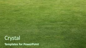  Presentation with medical assistant pediatric field - PPT theme having grass field background and a tawny brown colored foreground