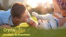  Presentation with arabic music arab man playing - Cool new slides with grass with girlfriend pet backdrop and a tawny brown colored foreground