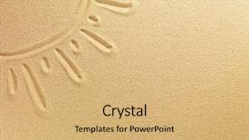  Presentation with gratitude - Beautiful slide set featuring gratitude - sketchy sun is painted backdrop and a yellow colored foreground