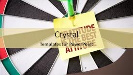  Presentation with attitude - Audience pleasing PPT layouts consisting of gratitude is the best attitude backdrop and a blonde colored foreground