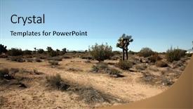  Presentation with dirt roads - Presentation design consisting of gravel and other wild life background and a light blue colored foreground