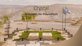  Presentation with israel - Presentation theme having graves-of-paula-and-david background and a coral colored foreground