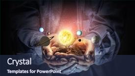  Presentation with gravity - Slide deck having gravity - explore the mistery of space background and a navy blue colored foreground