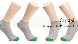  Presentation with white green - Slides having gray-and-green-cotton-blend background and a lemonade colored foreground