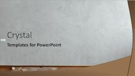  Presentation with flooring - Presentation theme enhanced with gray-concrete-wall-background background and a light gray colored foreground