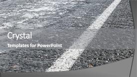  Presentation with rough - Presentation theme enhanced with gray lines abstract - surface rough and wet background and a gray colored foreground