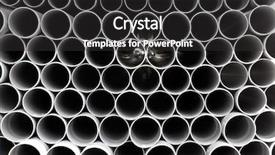  Presentation with pvc - Amazing presentation theme having gray pvc tubes plastic pipes backdrop and a dark gray colored foreground