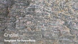  Presentation with rock wall - PPT theme with gray-rock-wall-texture-natural background and a gray colored foreground
