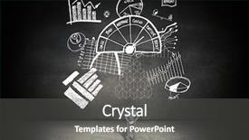  Presentation with black hands - Cool new PPT theme with gray scale - young businessman standing with hands backdrop and a gray colored foreground