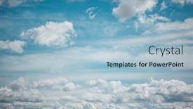  Presentation with bad weather - Colorful slides enhanced with gray-sky-with-clouds-bad backdrop and a light blue colored foreground