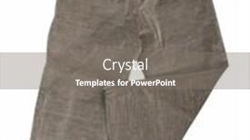  Presentation with trousers - Cool new presentation theme with gray-trousers-isolated-on-white backdrop and a gray colored foreground