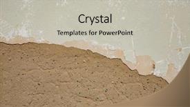  Presentation with wall paint - Cool new presentation with gray wall with crack layers backdrop and a light gray colored foreground