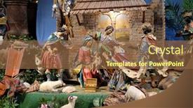  Presentation with nativity - Beautiful slides featuring graz-austria-january-10-2015 backdrop and a tawny brown colored foreground